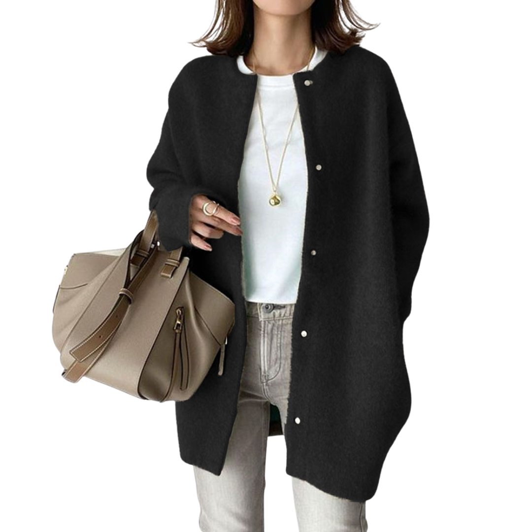 Alma - Øko Tidløs Afslappet Cardigan