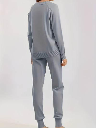 Leonora -  Behageligt sæt med lange ærmer